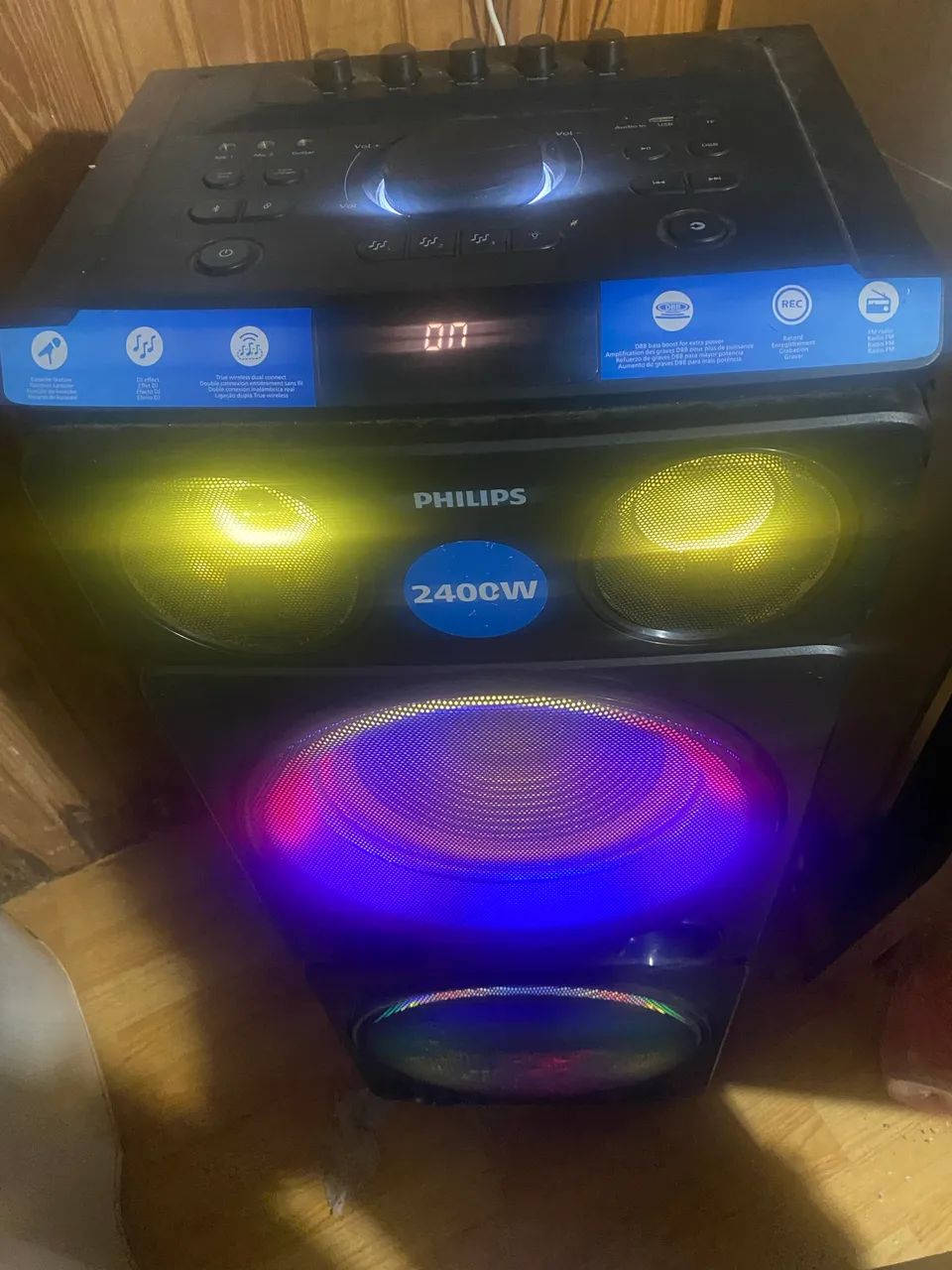 ? OPORTUNIDADE - CAIXA DE SOM PHILIPS 2400W ? - Foto 5