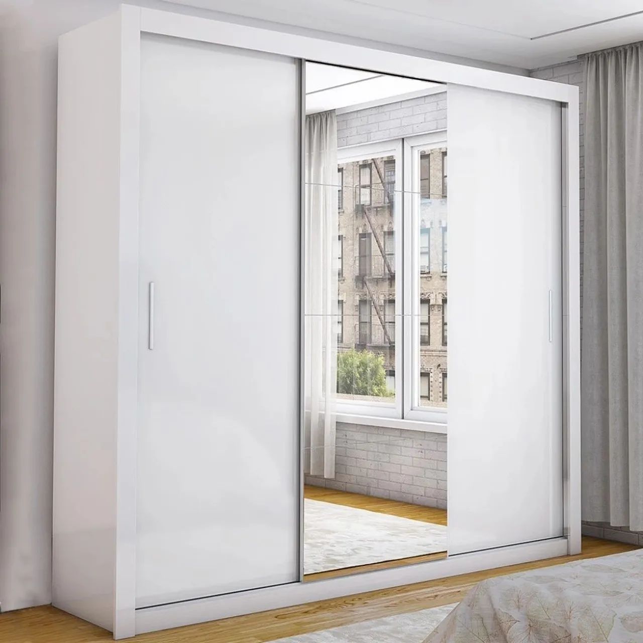 Guarda Roupa com espelho e porta de correr - Foto 2