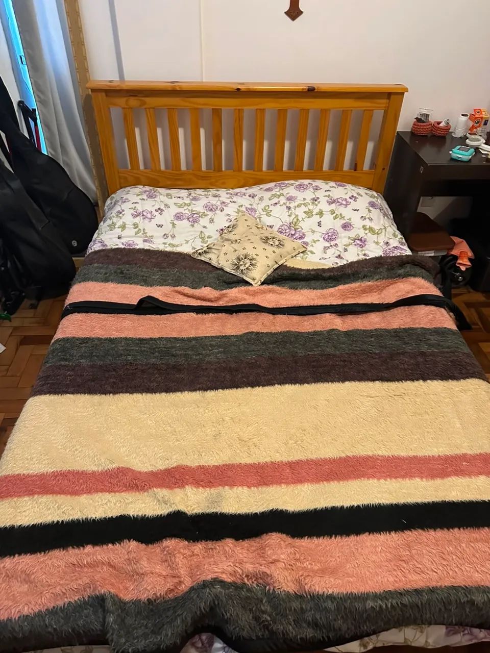 Cama de madeira maciça com colchão - Foto 3