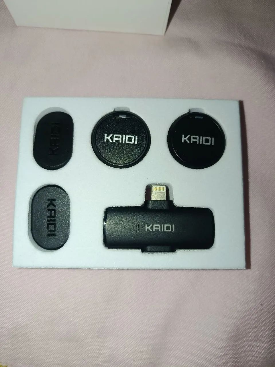 Microfone Lapela com entrada para iPhone 