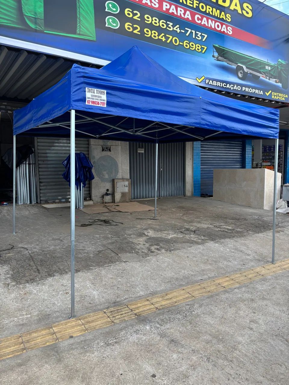 Tenda 3x3 lona pvc 