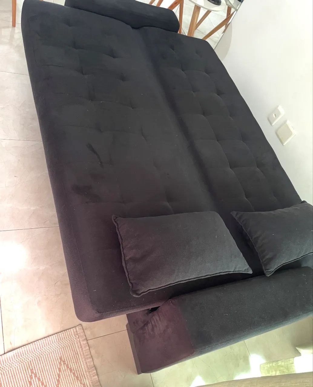 Sofá cama preto - Foto 5