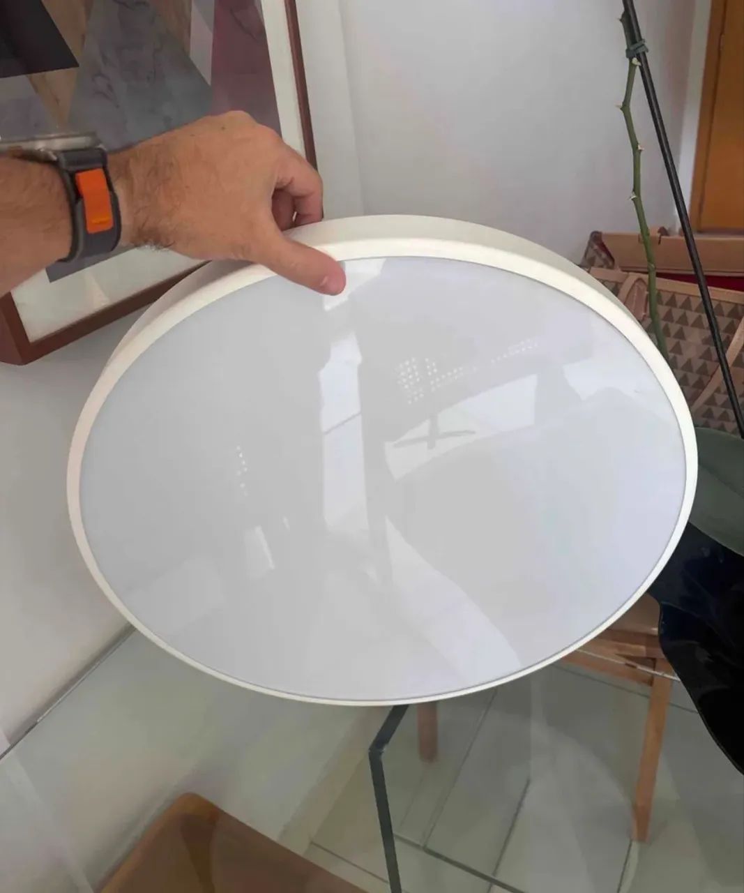 Lustre Plafon 4 Lâmpadas 50cm - Foto 4