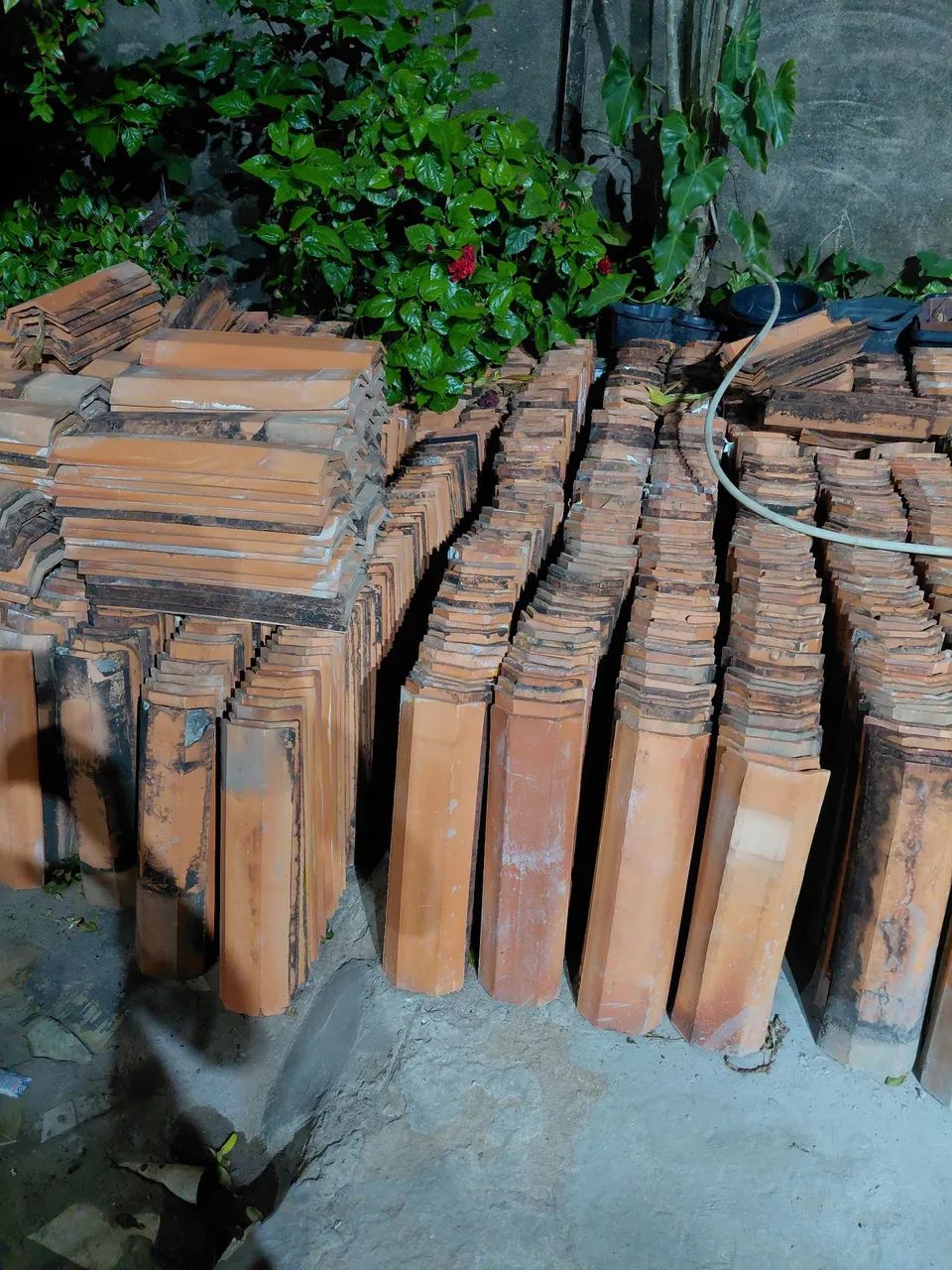 Telha Barro canal usada