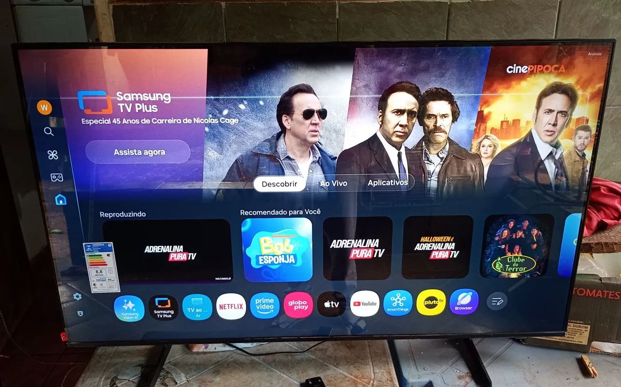 Smart tv 50 polegadas 4k Samsung 6 meses de uso  - Foto 4