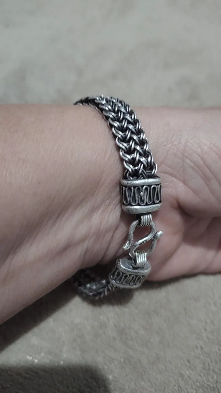 Pulseira prata de bali 925  - Foto 4