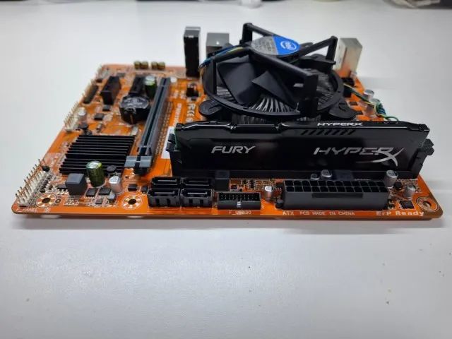 Kit placa Mãe 8gb DDR4 Core I5 7500  - Foto 2