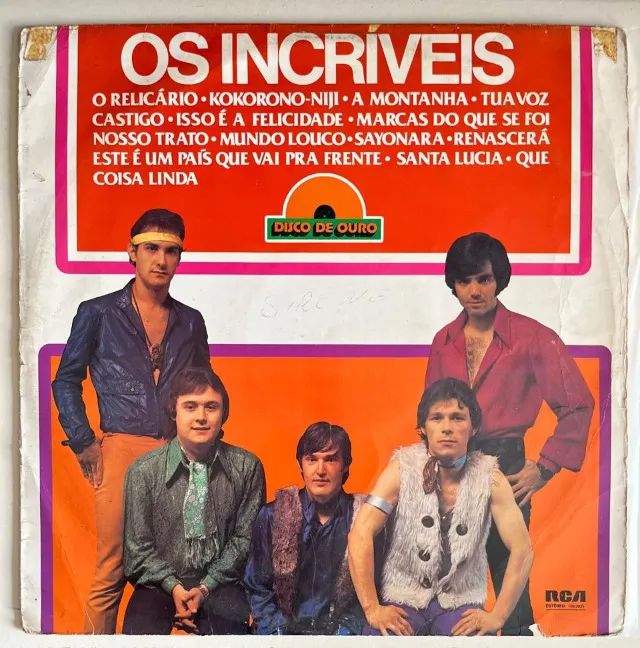 LP VINIL Os Incríveis - Disco de Ouro