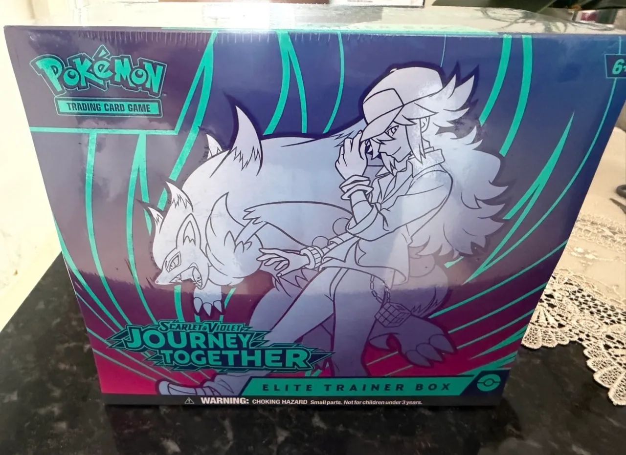 Pokémon scarlet & violet journey together elite box inglês