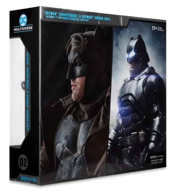 Batman Knightmare & Batman Armor Suit - Mcfarlane Gold Label 2 Pack - Foto 3