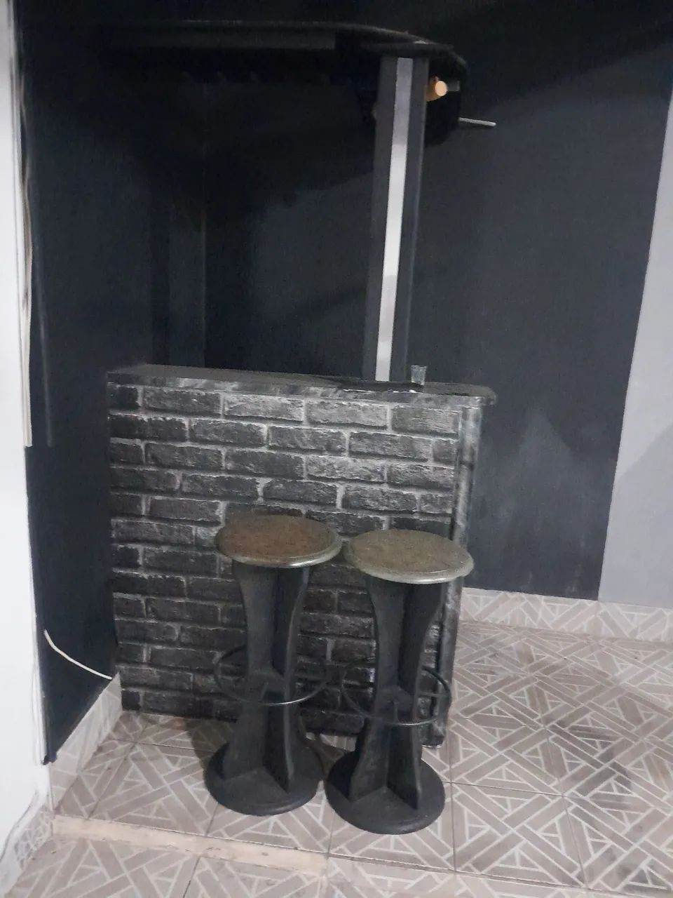 2 Bancos de barzinho ardósia residencial