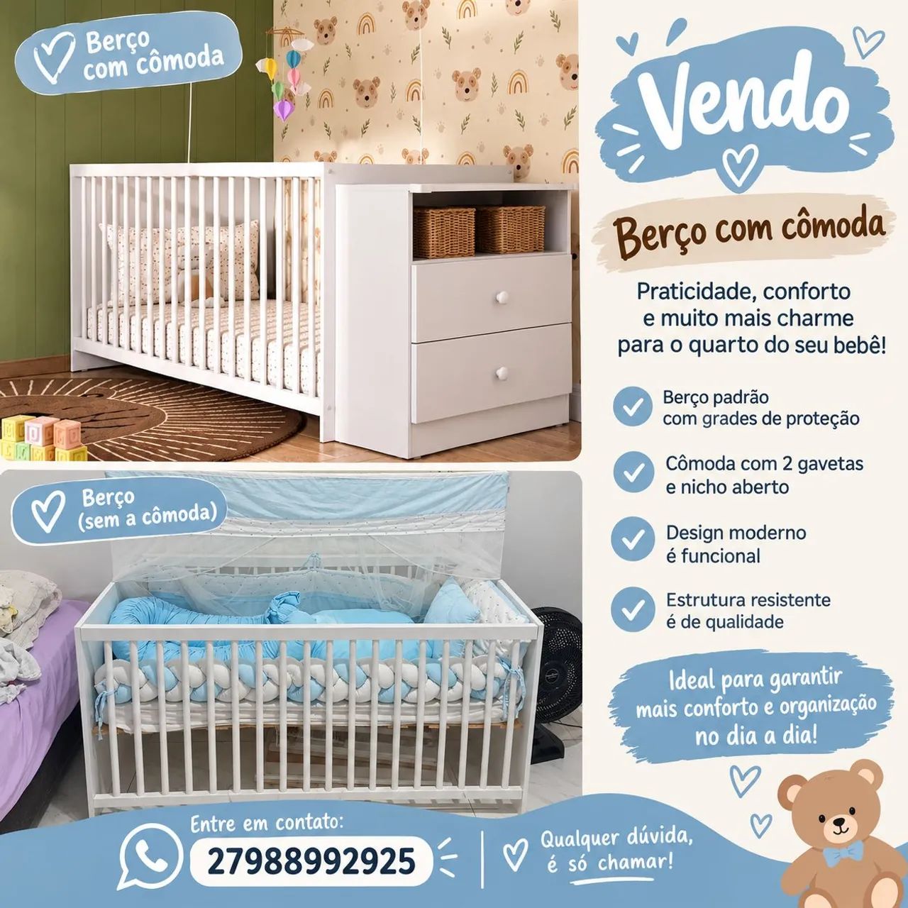 VENDO BERÇO 
