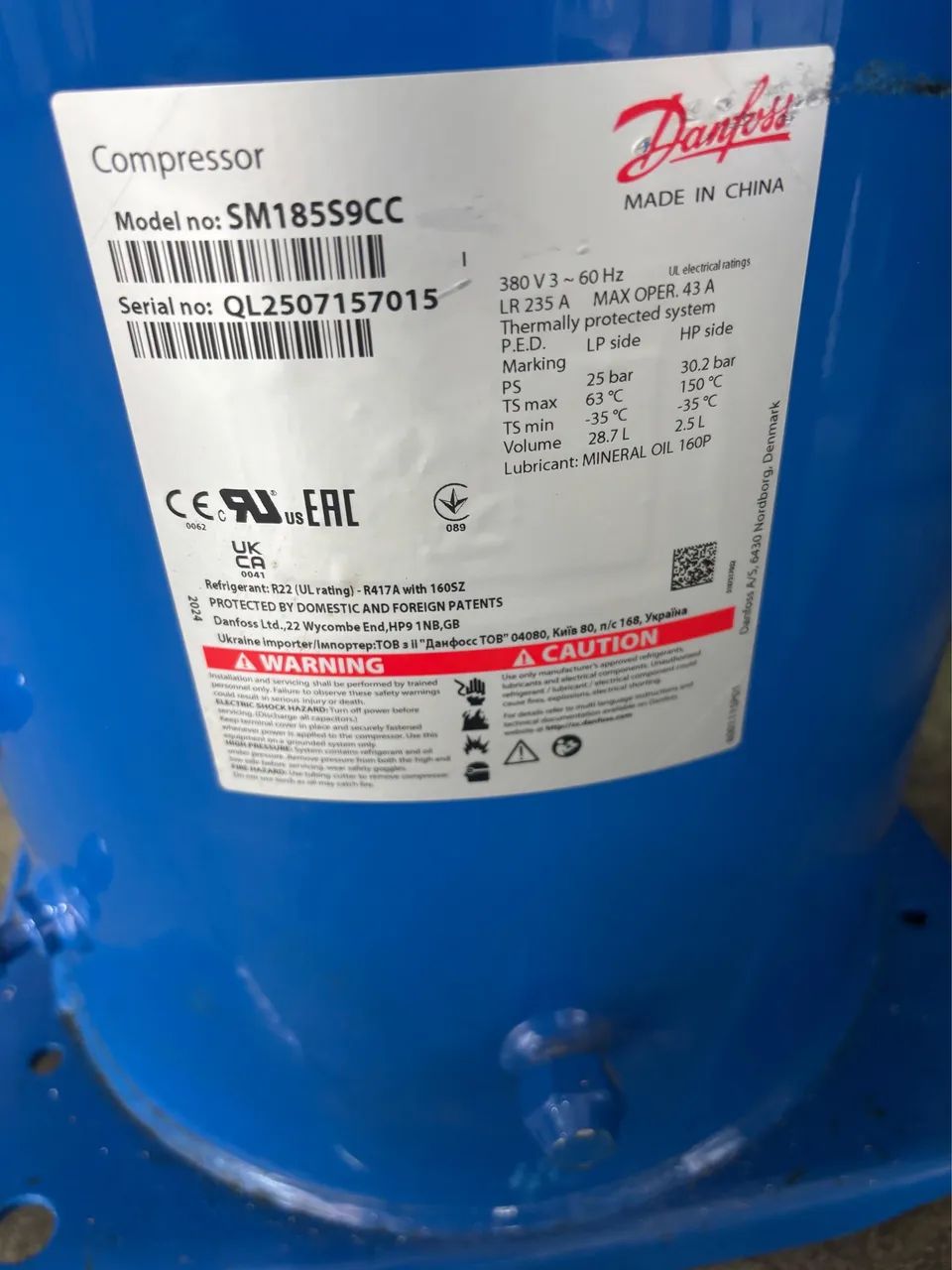 Unidade compressor 15TR 380V R22 Danfoss - Foto 4