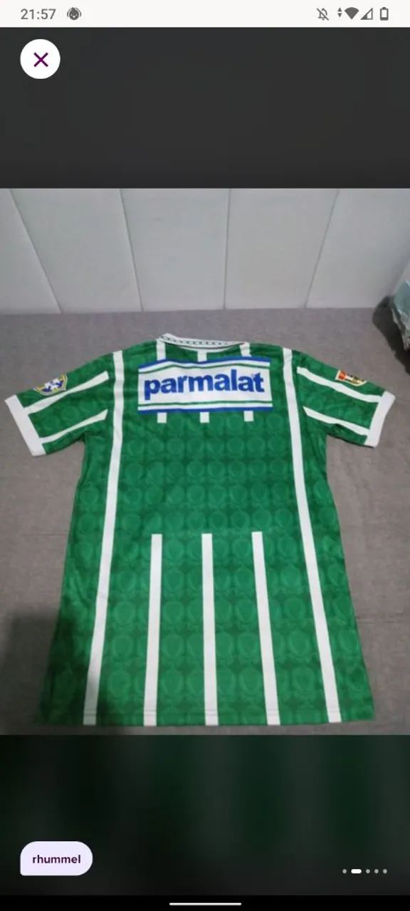 Camisa palmeiras Parmalat  - Foto 2