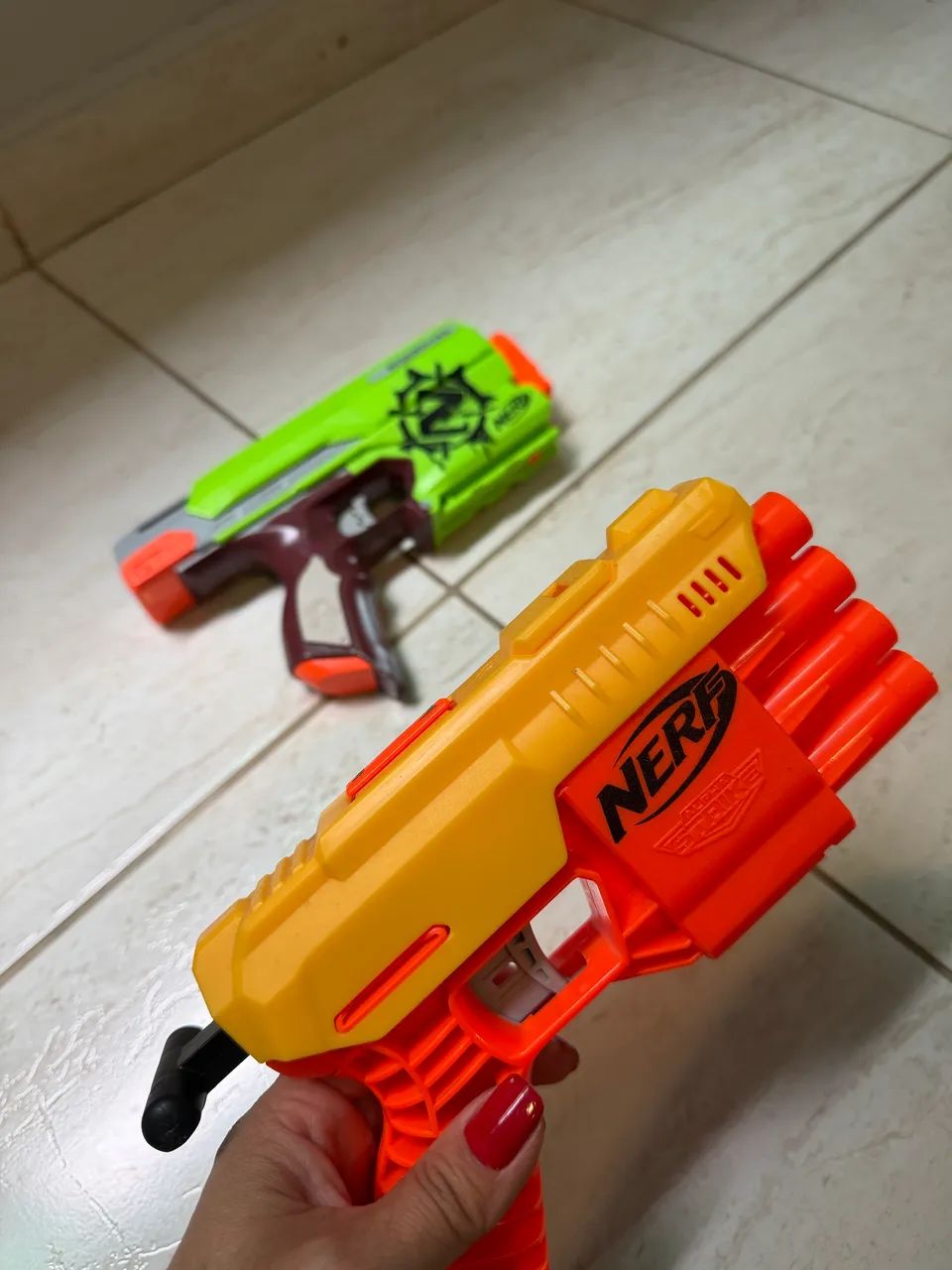  3 Arma Nerf com balas - Foto 4