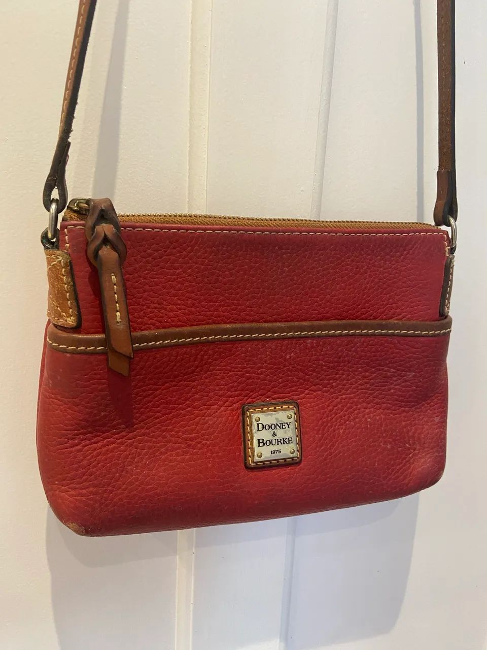Bolsa dooney & bourke couro natural dos EUA  