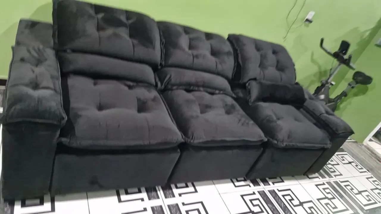 {SOFÁ RETRÁTIL RECLINÁVEL COM ENTREGA GRÁTIS }