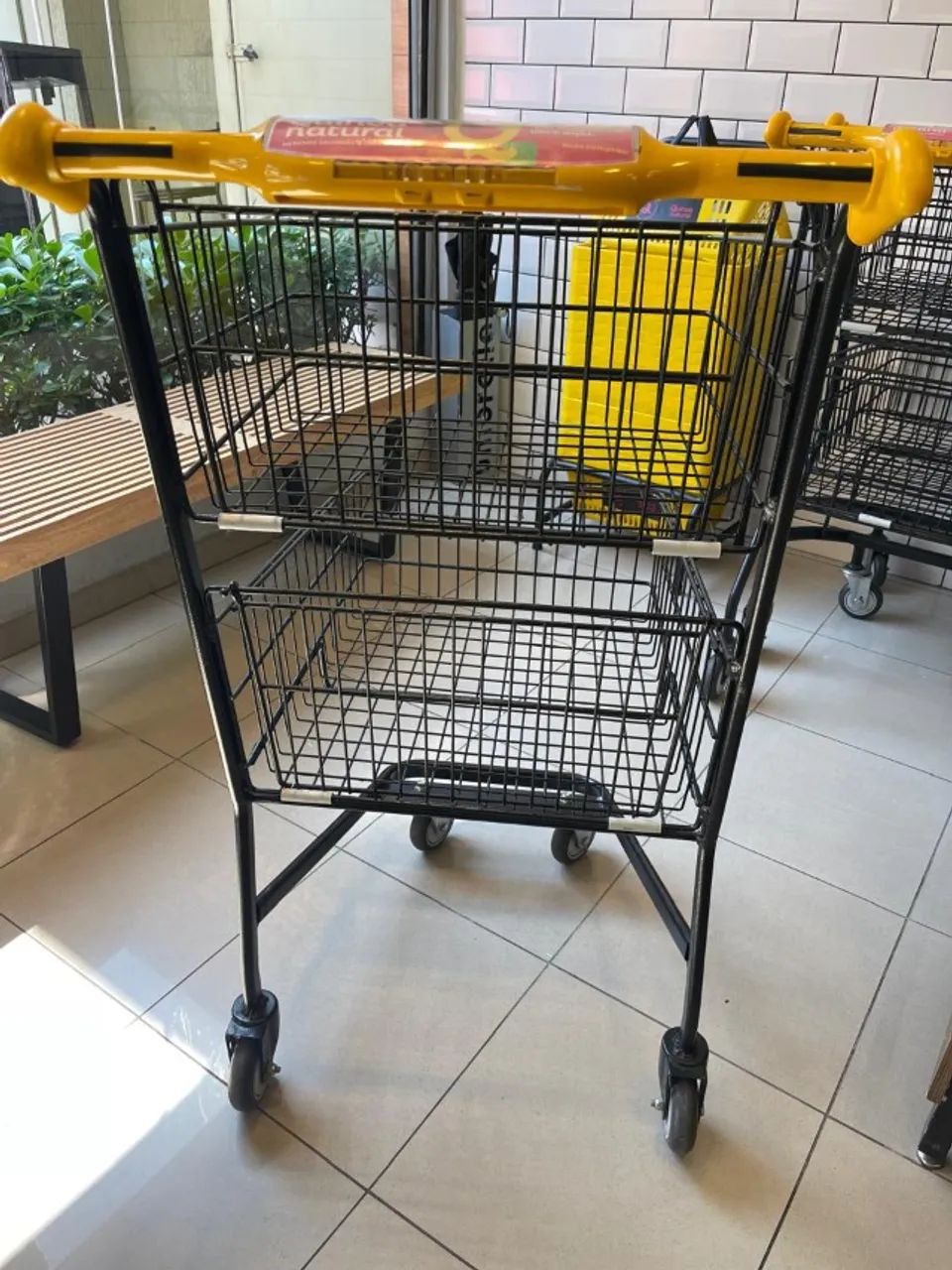 5 un Carrinho Supermercado Oppacart Design Moderno (Usado) - Foto 4