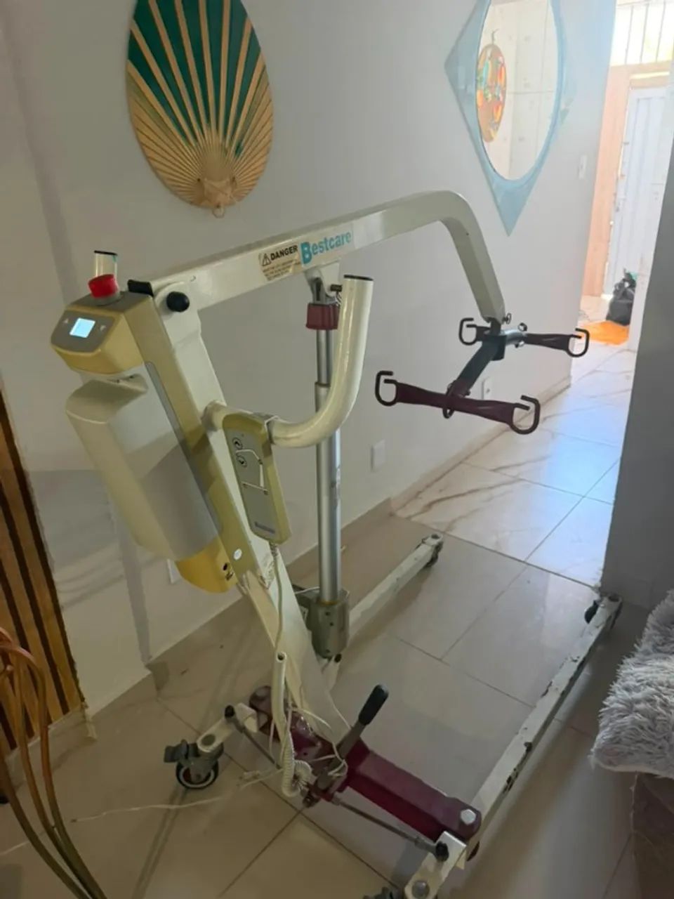 Guincho eletrico pacientes acamados