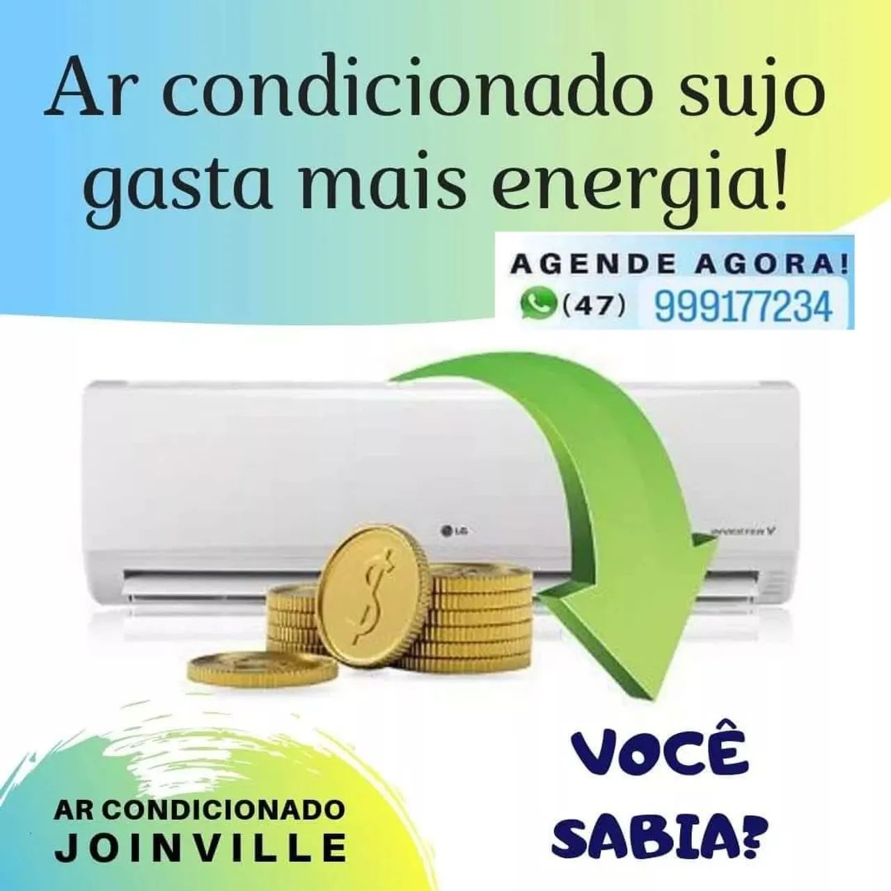 Limpeza de ar condicionado 