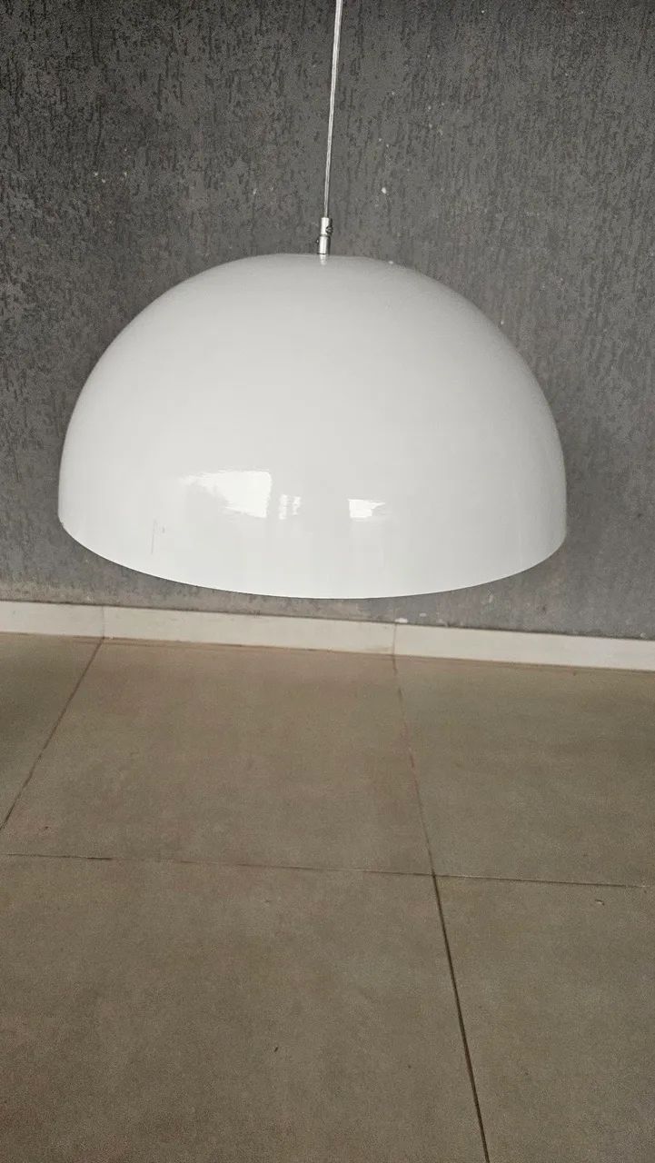 Luminaria meia lua 52cm