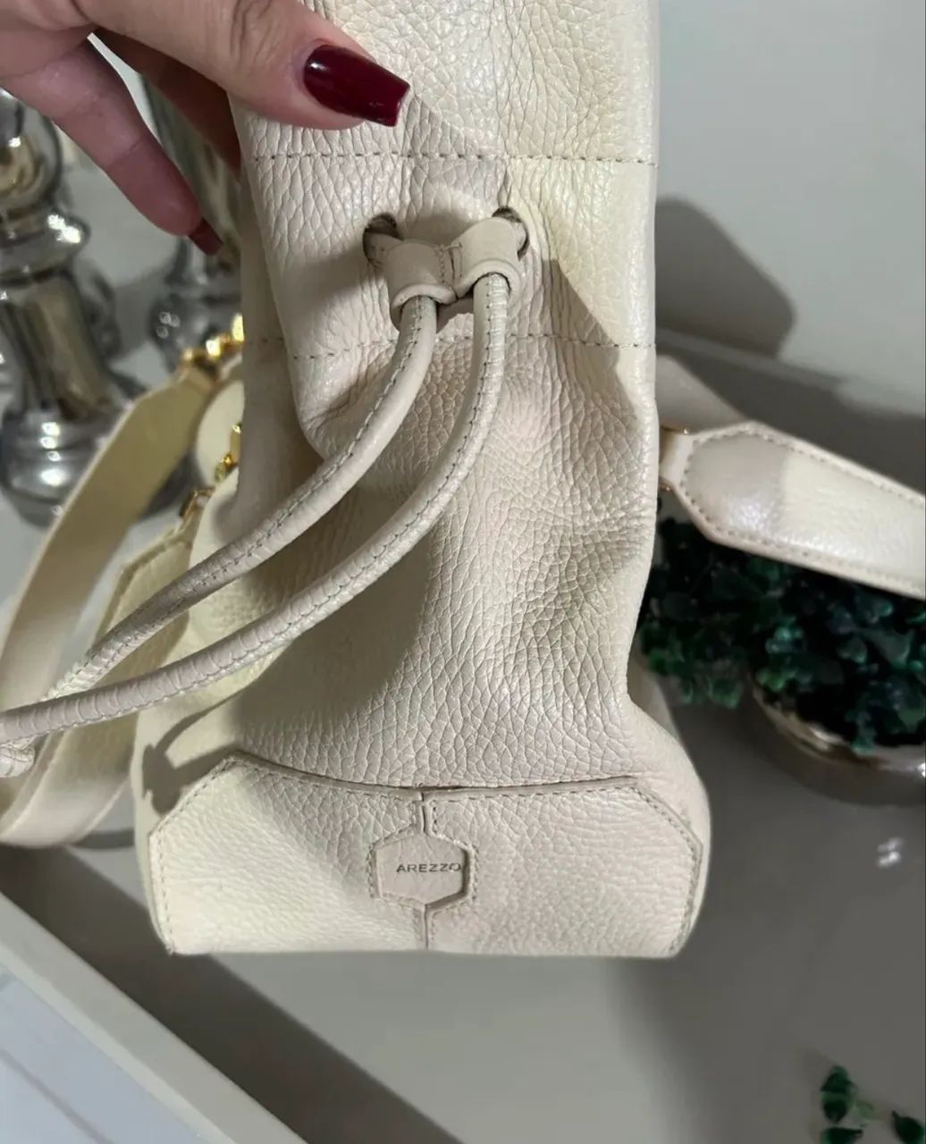 Bolsa Couro Arezzo - Foto 5