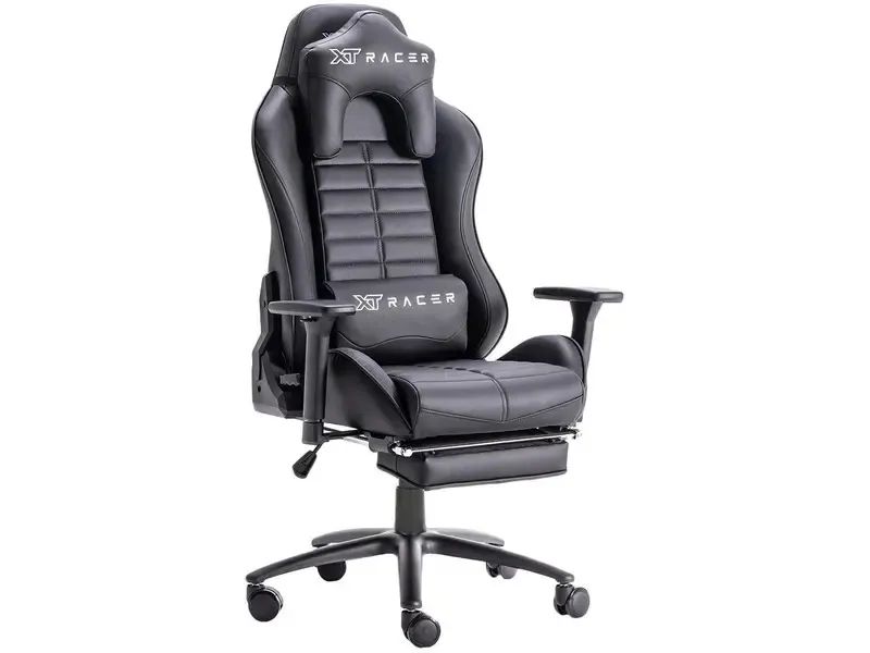 Cadeira Gamer XT Racer Reclinável Giratória Preta Platinum W Series - Foto 3