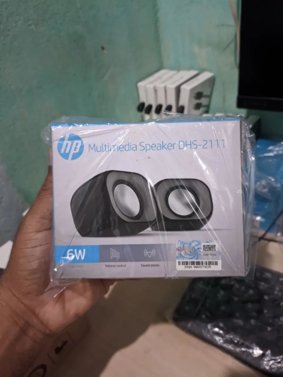 Caixa de Som HP DHS-2111 6W USB/P2 Nova Original com NF - Foto 5