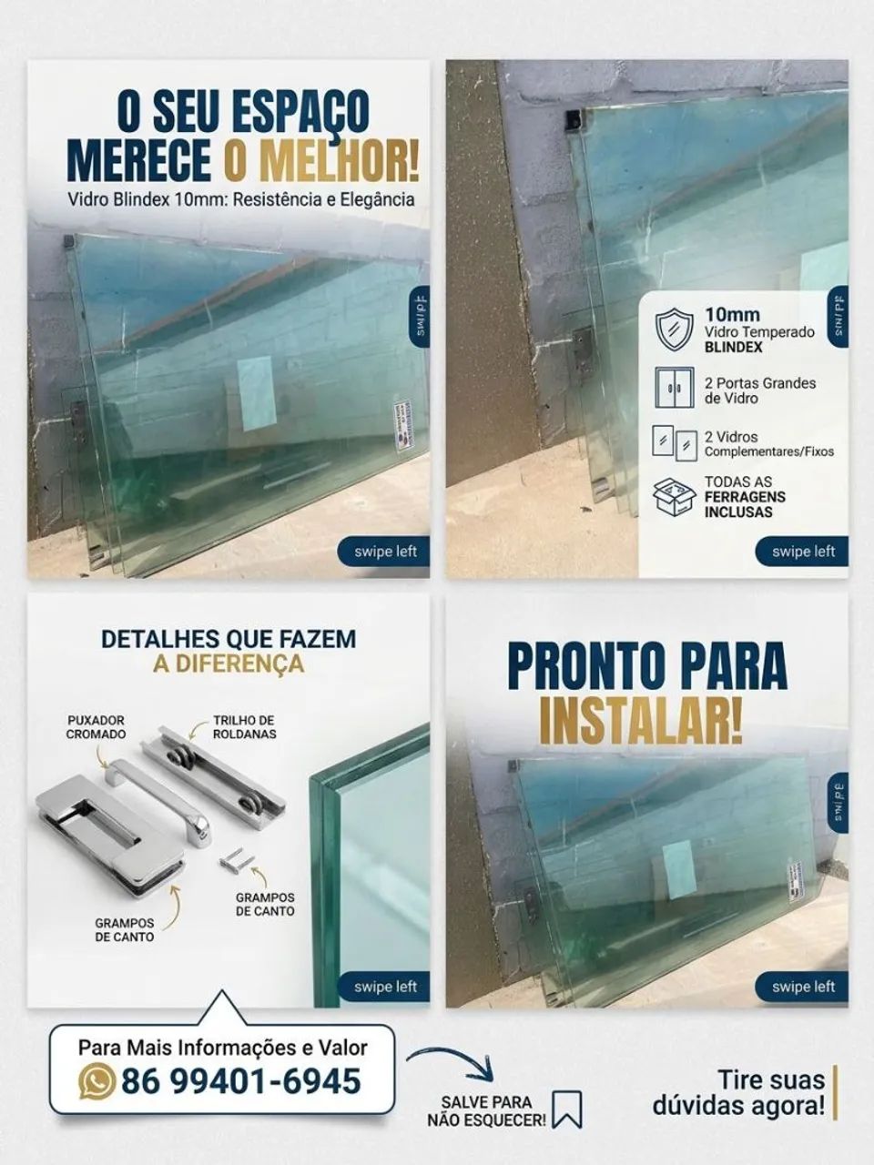 Porta de vidro