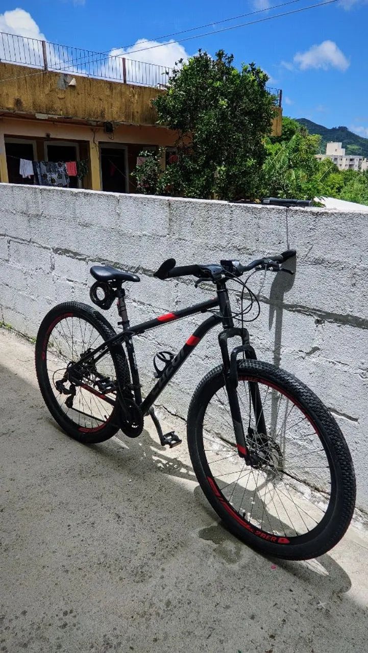 Caloi Aro 29  + Kit Completo de Acessórios - c/ nota fiscal - motivo: mudança  - Foto 4