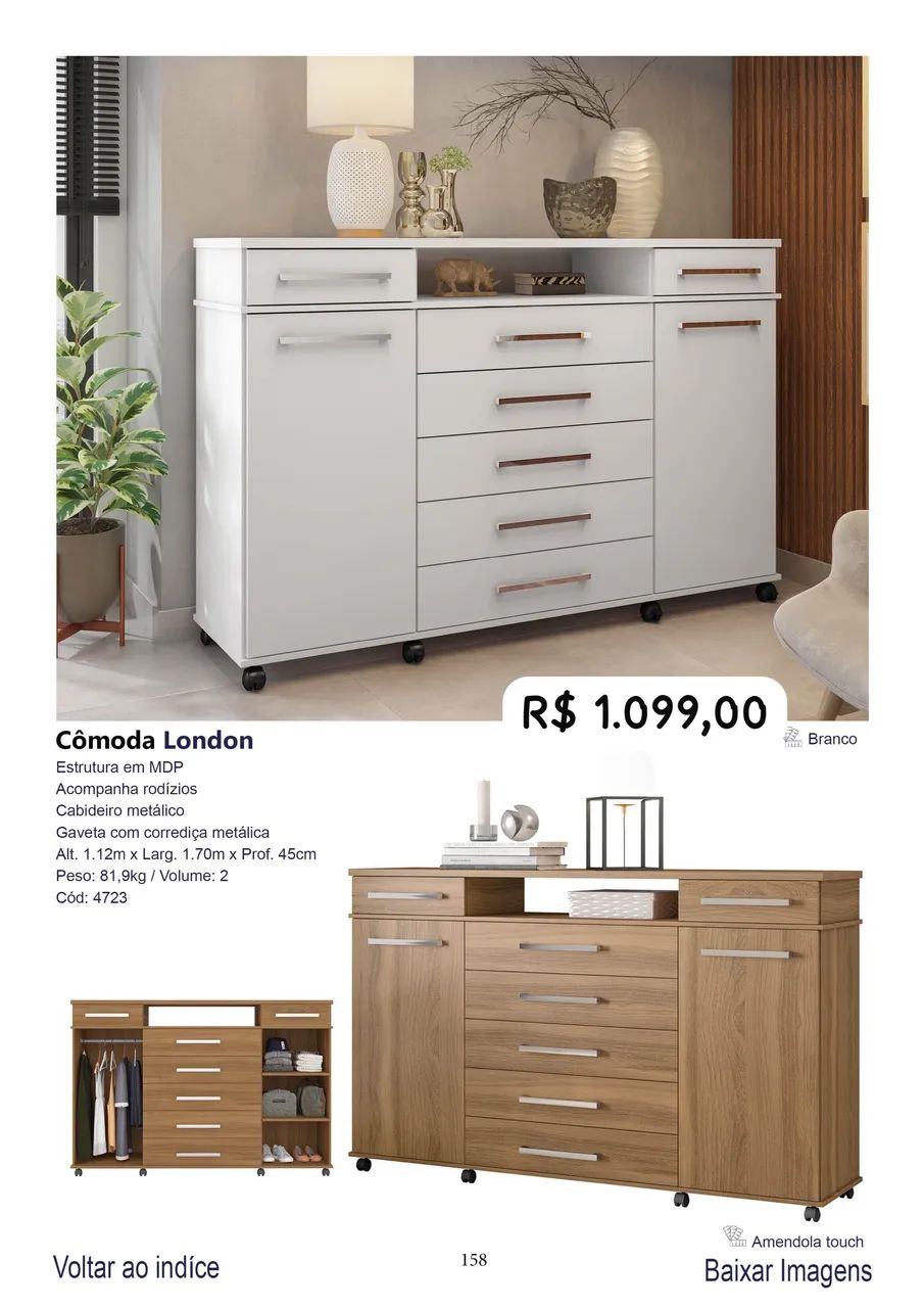 Cômoda London. Gigante 