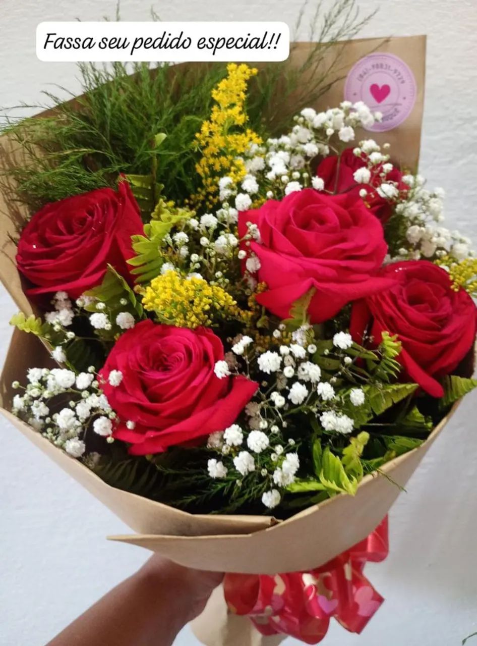 Buquês de rosas naturais  - Foto 3