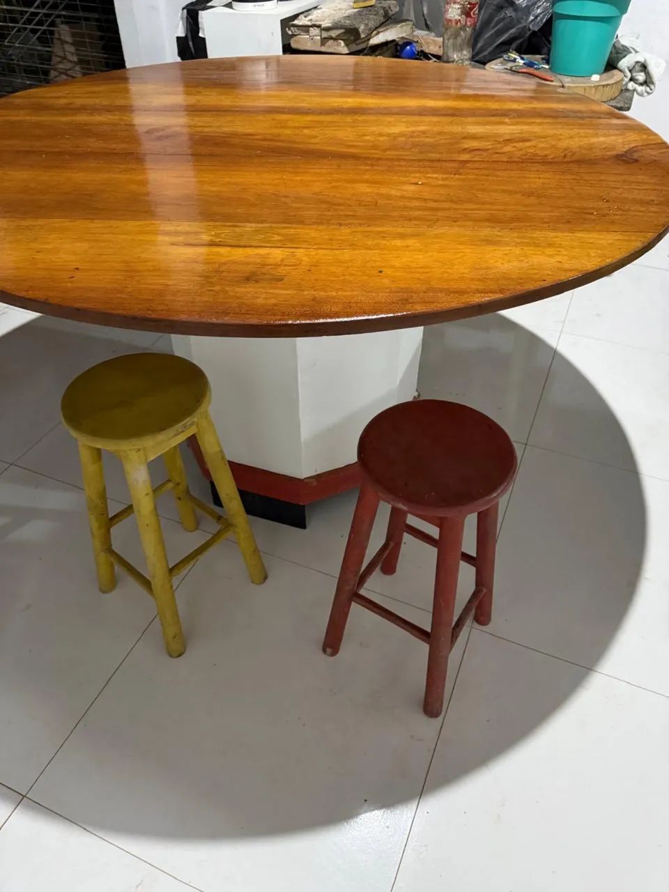 Mesa de madeira, 8 lugares - Foto 2