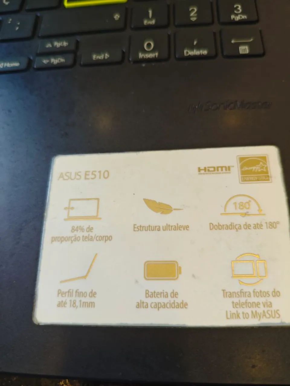 Vendo Notebook Asus E510 - Foto 5