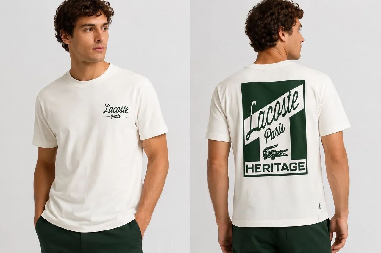 Camiseta Lacoste Paris  - Foto 3