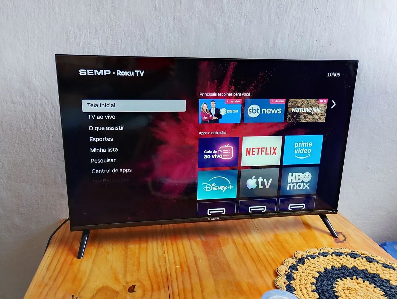 Smart Tv Semp Roku Tv 32 Polegadas Com Nota Fiscal 