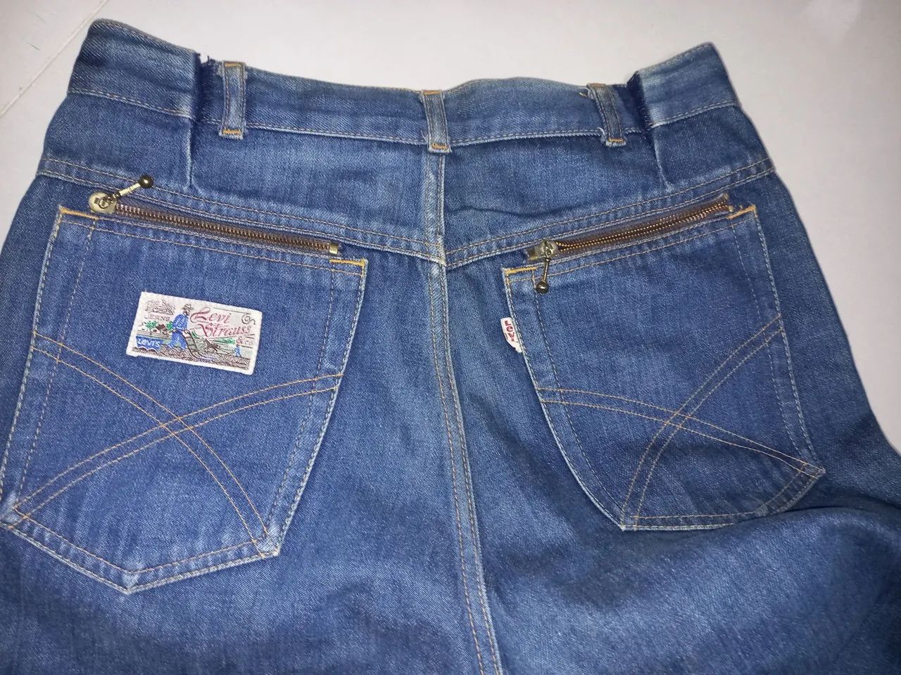 Calça vintage feminina Levis tamanho 42 usada - Foto 3