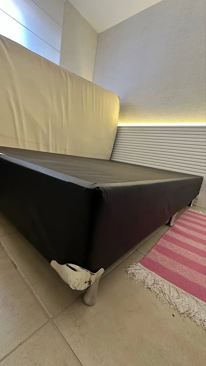 Cama Casal Completa Colchão Ortobom - Foto 5