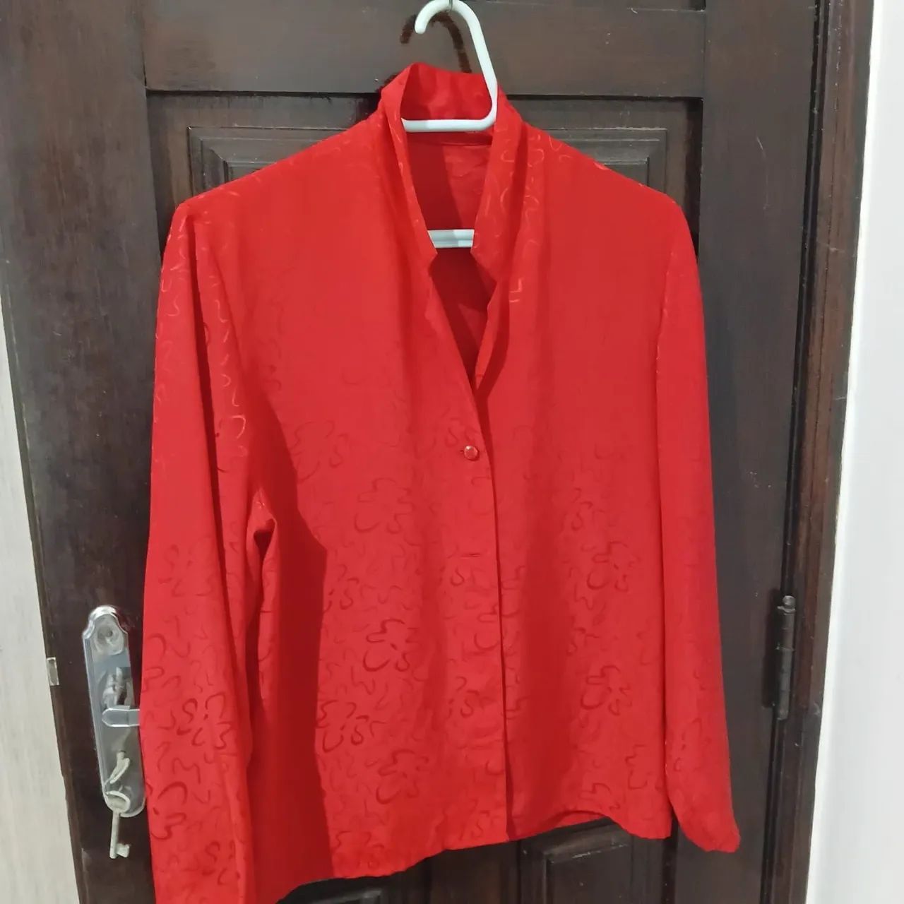 Blusa social manga comprida