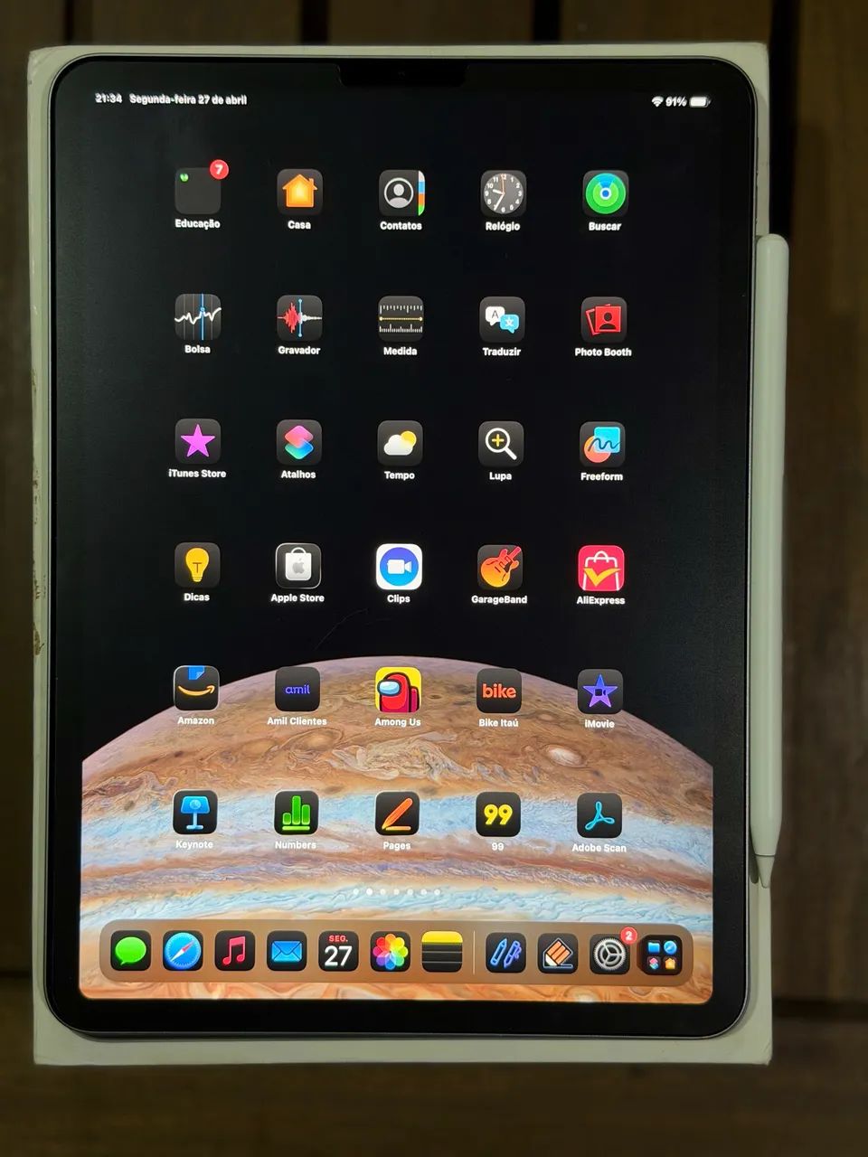 iPad Pro de 11 polegadas (Chip M2) com 256GB + Apple Pencil (2ª