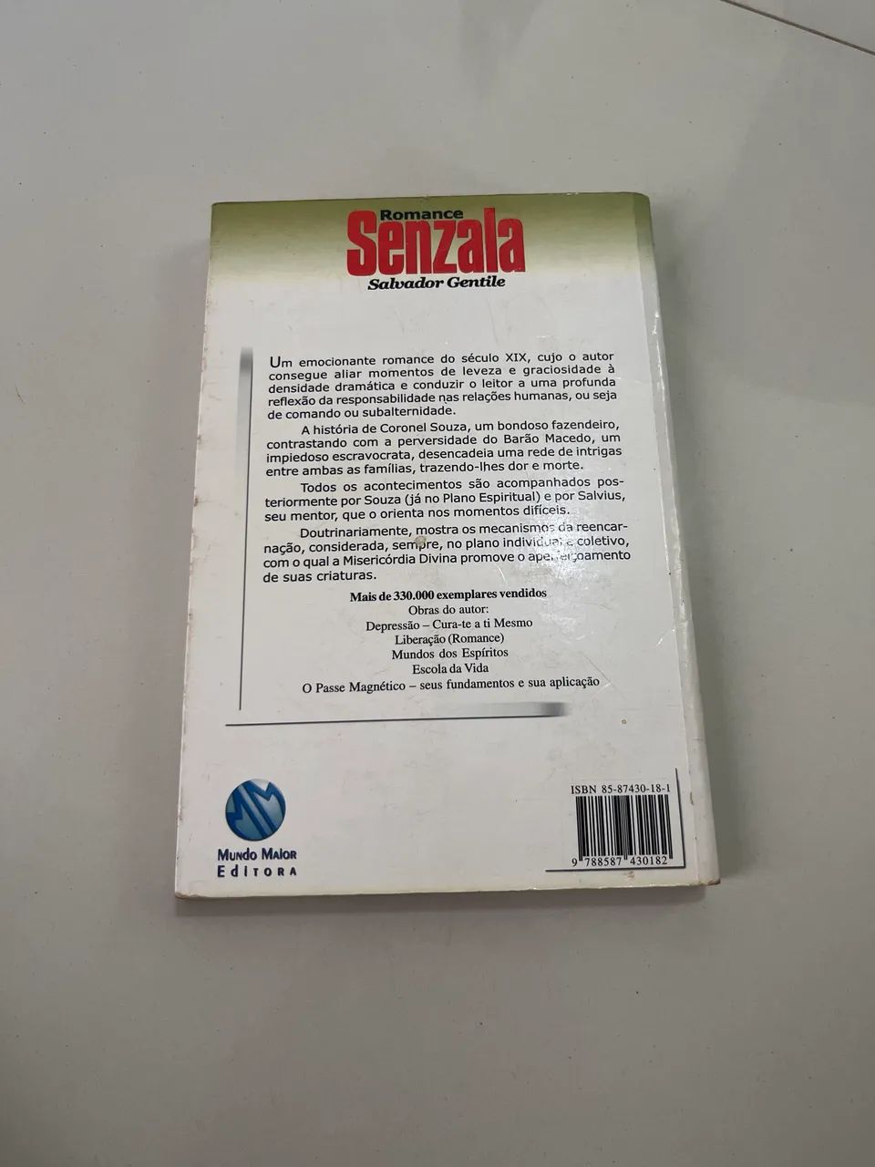 Livro Senzala (Romance Espírita) - Foto 2