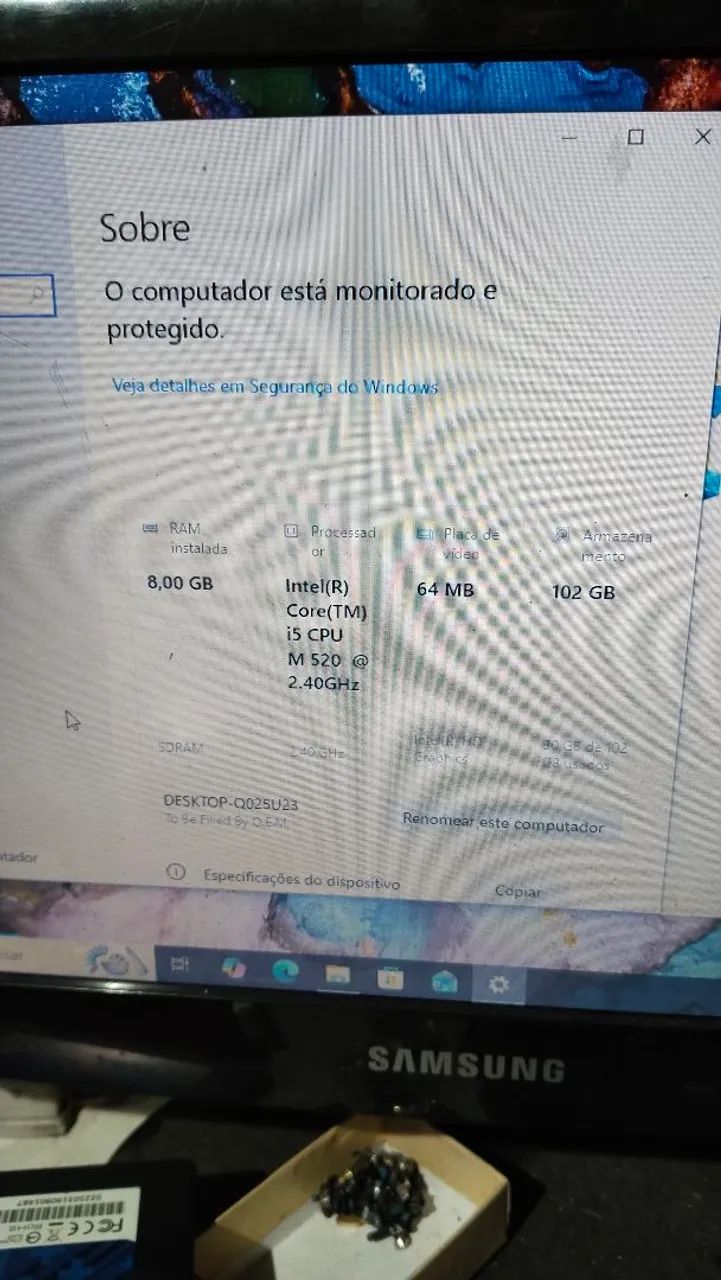 CPU i5+8gb de ram+ssd - Foto 5