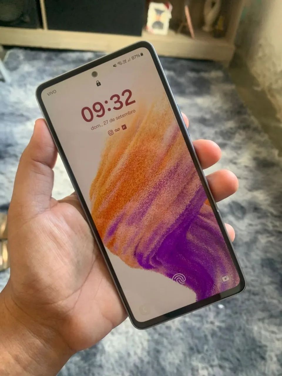 A53 5G 128 gigas 8 de RAM NFC