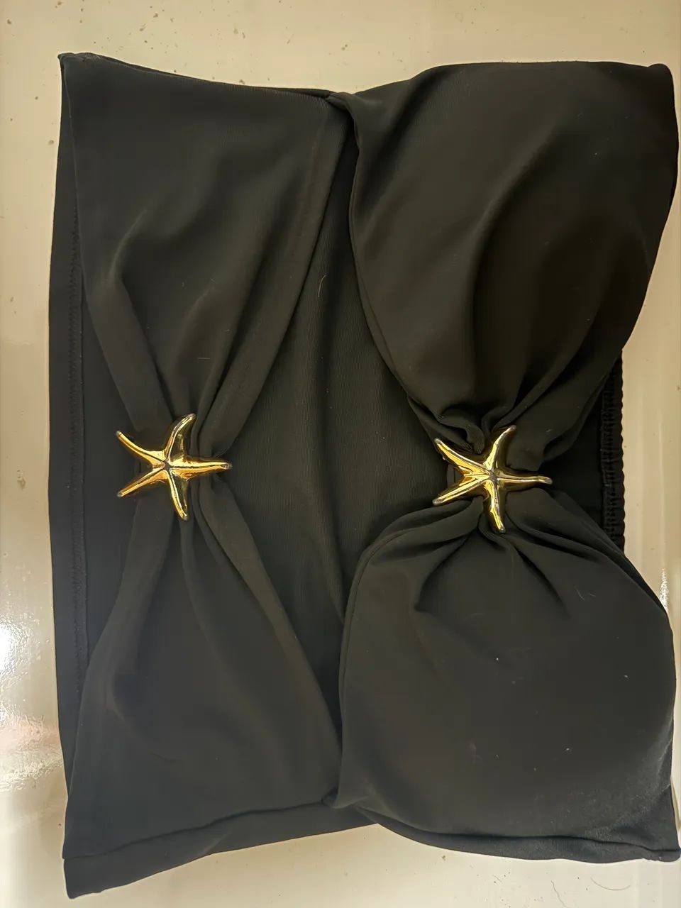 Cropped tomara que caia preto - Foto 2