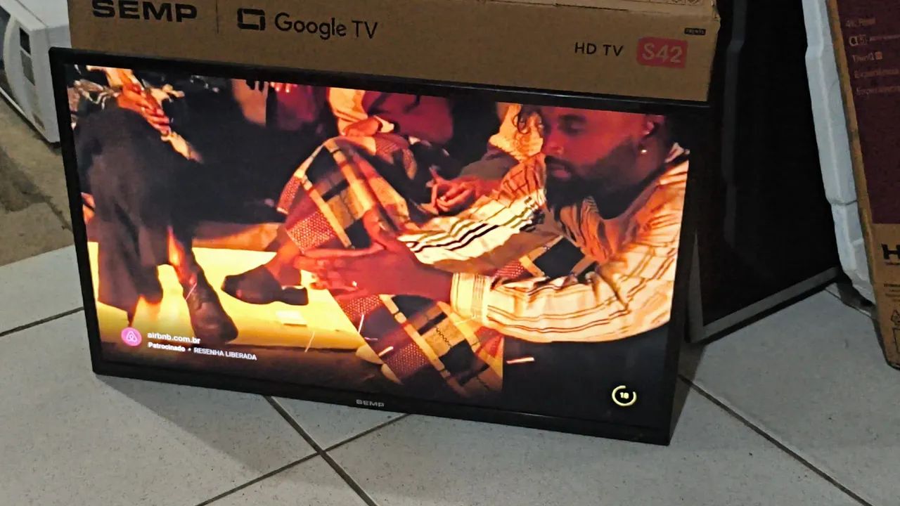 Tv Smart SEMP TCL 32 Polegadas Android Top de Verdade! - Foto 4