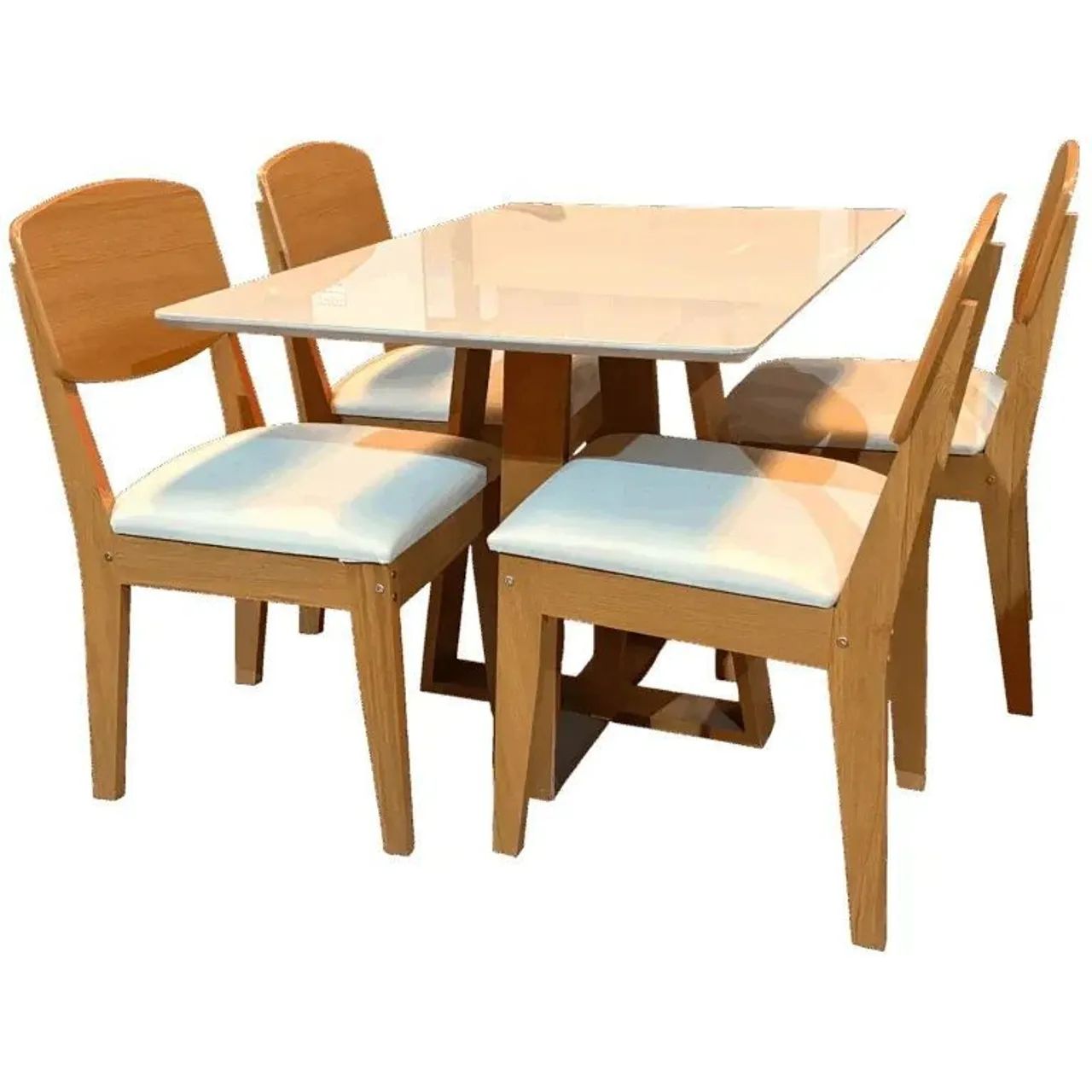Mesa pedro 0,90m com 4 cadeiras Havana tt