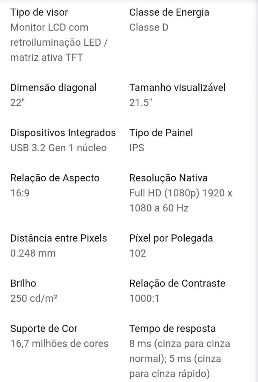 Monitor Dell P2222h - Foto 5