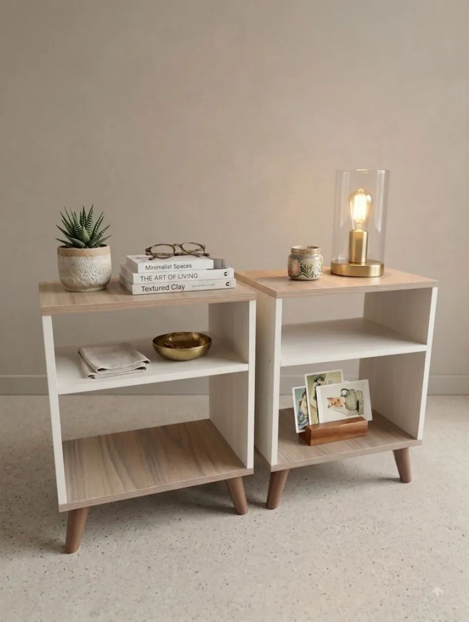 Mesinha de cabeceira MDF 60x42x27 