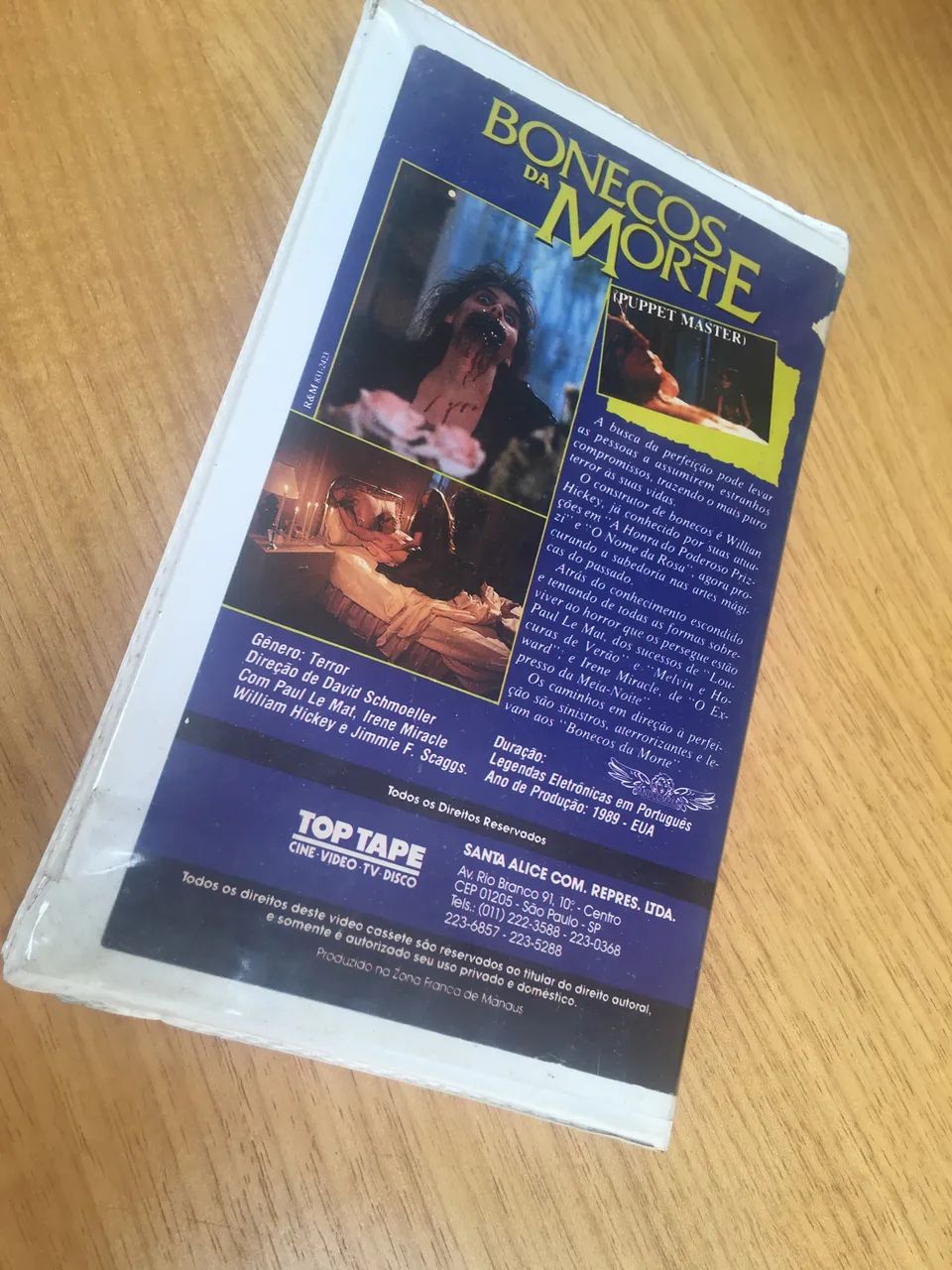 VHS Bonecos da Morte Puppet Master Original  - Foto 2