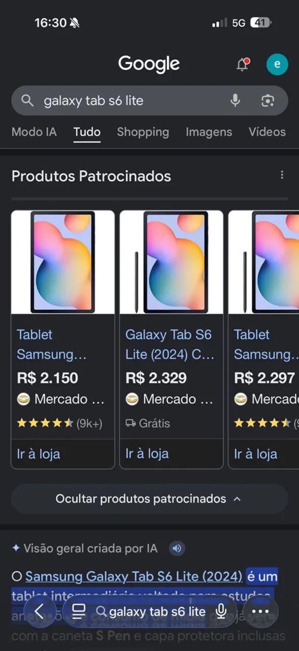 Tablet galaxy tab s6 lite  - Foto 3